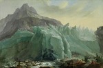 Wolf, Caspar - Lower Grindelwald Glacier, with the Lütschine River and Mettenberg