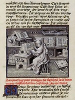 Tavernier, Jean - Burgundian scribe (Portrait of Jean Miélot, secretary, author and translator of Philip the Good, Duke of Burgundy)
