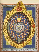 Anonymous - God, Cosmos, and Humanity. Miniature from Liber Scivias by Hildegard of Bingen