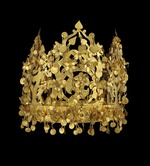 Bactrian gold - Gold crown from Tillya Tepe