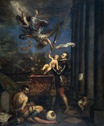 Titian - Philip II offering the Infante don Ferdinand to Victory