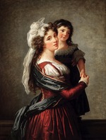 Vigée Le Brun, Louise Élisabeth - Madame Rousseau and her Daughter