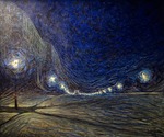 Jansson, Eugène - Hornsgatan, la nuit