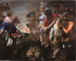 Piola, Domenico - Abigail Offers Gifts to David and His Army