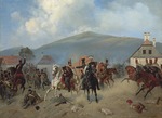 Willewalde, Alexander Bogdanovich - Attack of Russian Ulans during the War of Independence in Hungary on 1849