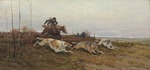Tichmenev, Evgeny Alexandrovich - Wolf hunting with borzois 