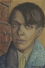 Grigoriev, Boris Dmitryevich - Self-Portrait