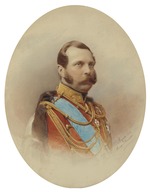 Raulov, Ivan Petrovich - Portrait of Emperor Alexander II (1818-1881)
