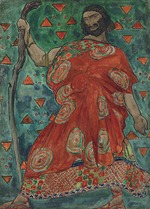 Bakst, Léon - Costume design for drama Oedipus at Colonus by Sophocles
