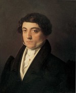Camuccini, Vincenzo - Portrait of the composer Gioachino Antonio Rossini (1792-1868)