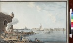 Paterssen, Benjamin - Saint Petersburg. View from the Peter and Paul Fortress on the Summer Garden and the Marble Palace