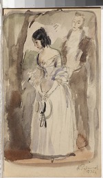 Rudakov, Konstantin Ivanovich - Illustration for the novel in verse Eugene Onegin by A. Pushkin