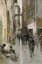 Signorini, Telemaco - The ghetto of Florence