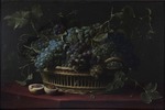 Snyders, Frans - Still life with a basket of grapes