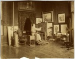 Bénard, Edmond - Pierre Puvis de Chavannes (1824-1898) in his workshop