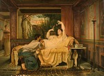 Brun, Charles-Guillaume - Lesbia and her Sparrow