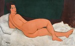 Modigliani, Amedeo - Nude lying (Nu couché) 