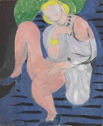 Matisse, Henri - Nu assis, fond bleu (Sitting nude against a blue background)