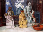Sudeykin, Sergei Yurievich - Still life with ceramics and narcissi