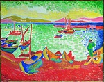 Derain, Andrè - Bateaux dans le port, Colliour