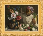 Bazille, Frédéric - The negress with peonies