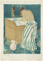 Cassatt, Mary - A Woman bathing