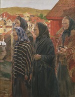 Wilhelmson, Carl - Fishermen's Wives Returning from Church