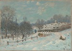 Sisley, Alfred - Route de Louveciennes, effet de neige 