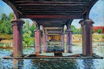 Sisley, Alfred - Sous le pont de Hampton Court (Under the Bridge at Hampton Court)