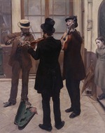 Bartholomé, Albert - Les Musiciens (Musicians in a courtyard)