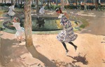 Sorolla y Bastida, Joaquín - Skipping rope. La Granja