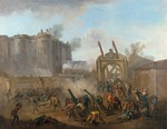Lallemand, Jean-Baptiste - The Storming of the Bastille on 14 July 1789