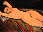 Modigliani, Amedeo - Nude lying (Nu couché)