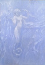 Auburtin, Jean Francis - Femme hippocampe (Seahorse woman)