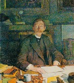 Rysselberghe, Théo van - Portrait of Émile Verhaeren (1855-1918)
