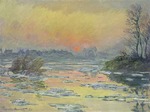 Monet, Claude - Coucher de Soleil sur la Seine (Sunset on the Seine)