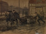 Vladimirov, Ivan Alexeyevich - Rich merchants and Russian noblemen set to pulling out rubbish from yards