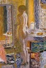 Bonnard, Pierre - Nude in front of a mirror