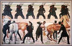 Hodler, Ferdinand - Excerpt of German students in the War of Independence of 1813