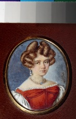 Bramson, Ludwig (Leo) - Portrait of Alexandra Andreyevna Tchaikovsky (1813-1854), née d'Assier