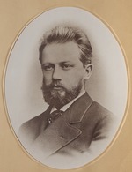 Photo studio Alfred Lorens, Petersburg - Portrait of the composer Pyotr Ilyich Tchaikovsky (1840-1893)