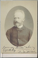 Levitsky, Sergei Lvovich - Portrait of the composer Pyotr Ilyich Tchaikovsky (1840-1893)