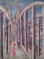 Kirchner, Ernst Ludwig - Rhine Bridge at Cologne