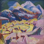 Kirchner, Ernst Ludwig - Frauenkirch during the winter