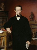 Bendemann, Eduard - Portrait of Johann Gustav Droysen (1808-1884)