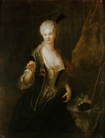 Pesne, Antoine - Portrait of Dorothea Luise os Wittenhorst-Sonsfeld (1681-1746) 