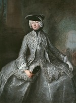 Pesne, Antoine - Portrait of Princess Anna Amalia of Prussia (1723-1787), Abbess of Quedlinburg