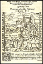 Burgkmair, Hans, the Elder - The Wheel of Fortune (From Furnemmste Historien und exempel von widerwertigem Glück...)