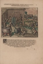 Bry, Theodor de - Slaves process sugar cane and make sugar