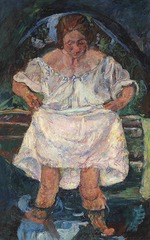 Soutine, Chaim - La femme entrant dans l'eau (Woman Entering the Water)